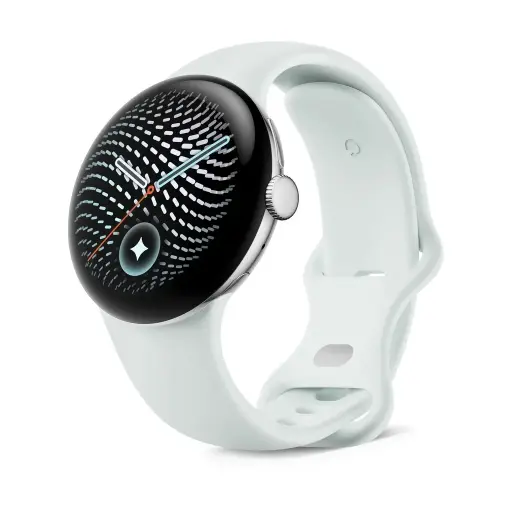 [GOOPIX541BTASLCDGY] Google Pixel Watch 5 41 mm Bluetooth Aluminium Silber (Polished Silver) und Nebelgrau Sportarmband