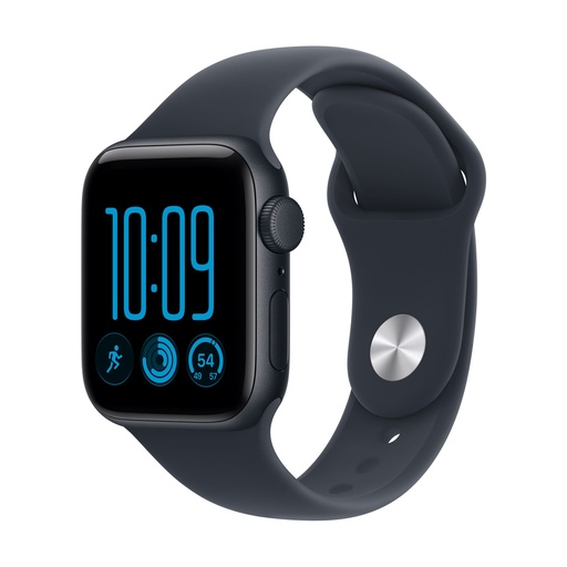 [APPWTCHSE3GPS40ABKSBBLML] Apple Watch SE 3 GPS 40mm Aluminio Negro y Correa Deportiva Azul Marino (Navy Blue) - Talla M/L